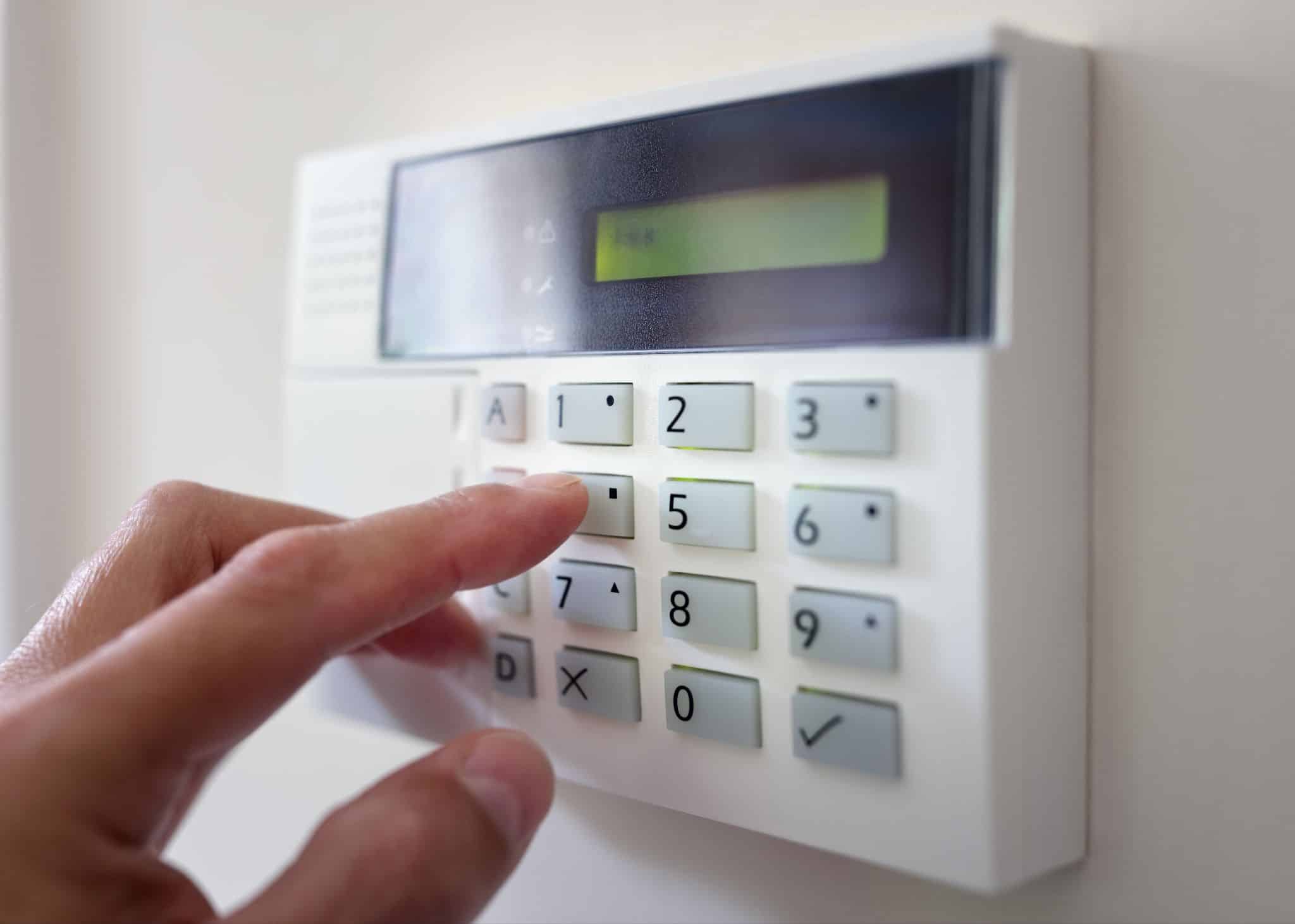 keypad for security systems